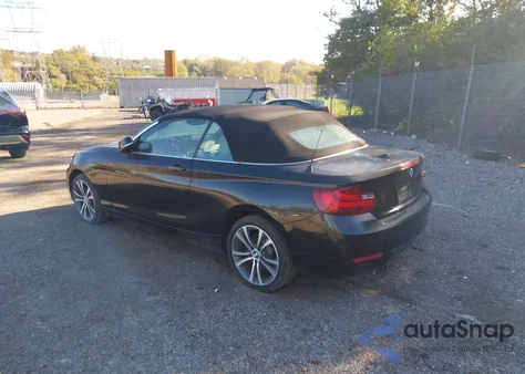 2016 BMW 228I из США, поврежденный, VIN WBA1K9C52GV710845